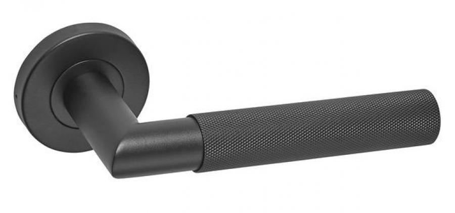 Zurich Matt Black Designer Handles (latch/lock pack)
